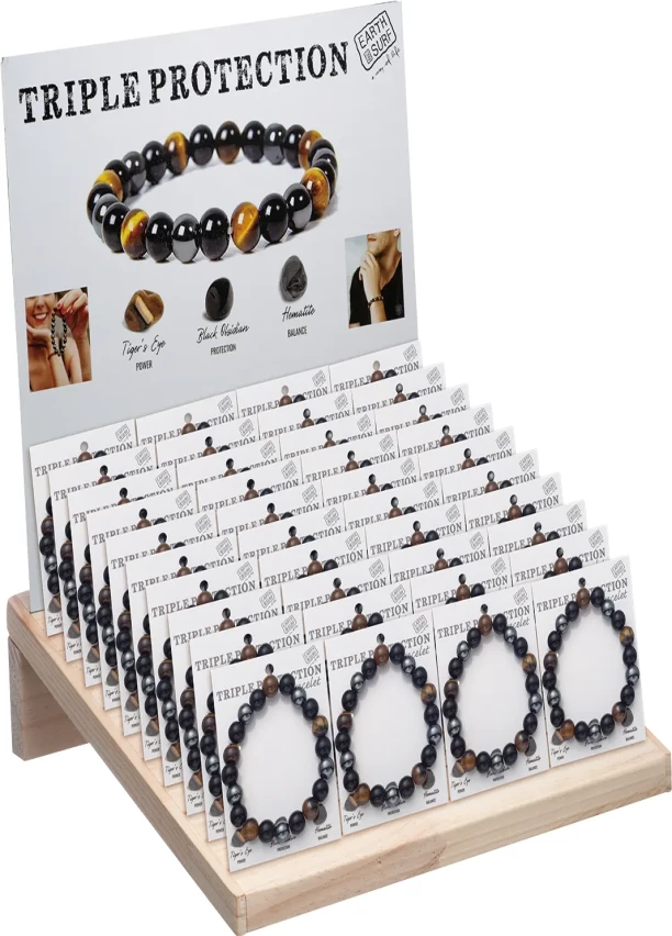 Triple Protection Bracelets Wholesale 48 Pcs.